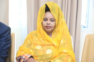 The new Minister of State for the Ministry of Health- Somalia FGS, Dr. Maryam Mohamed Duliye