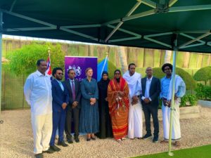 State Ministry of Health-FGS, participated in a cultural event hosted by the British Embassy in Mogadishu which was held at the headquarters of the British Embassy in Aden Abdulla Airport.